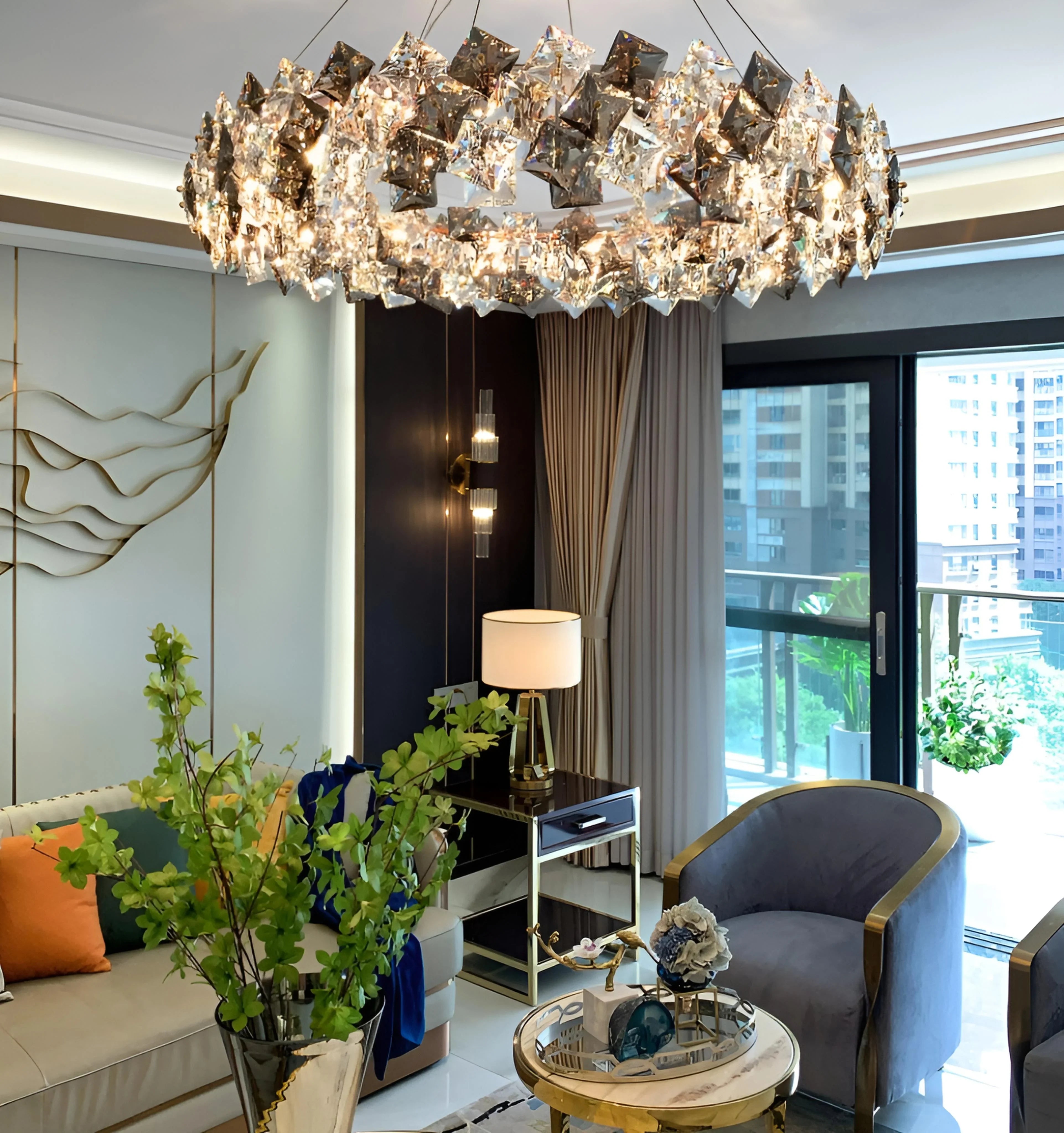 Jonas Scale Crystal Chandelier