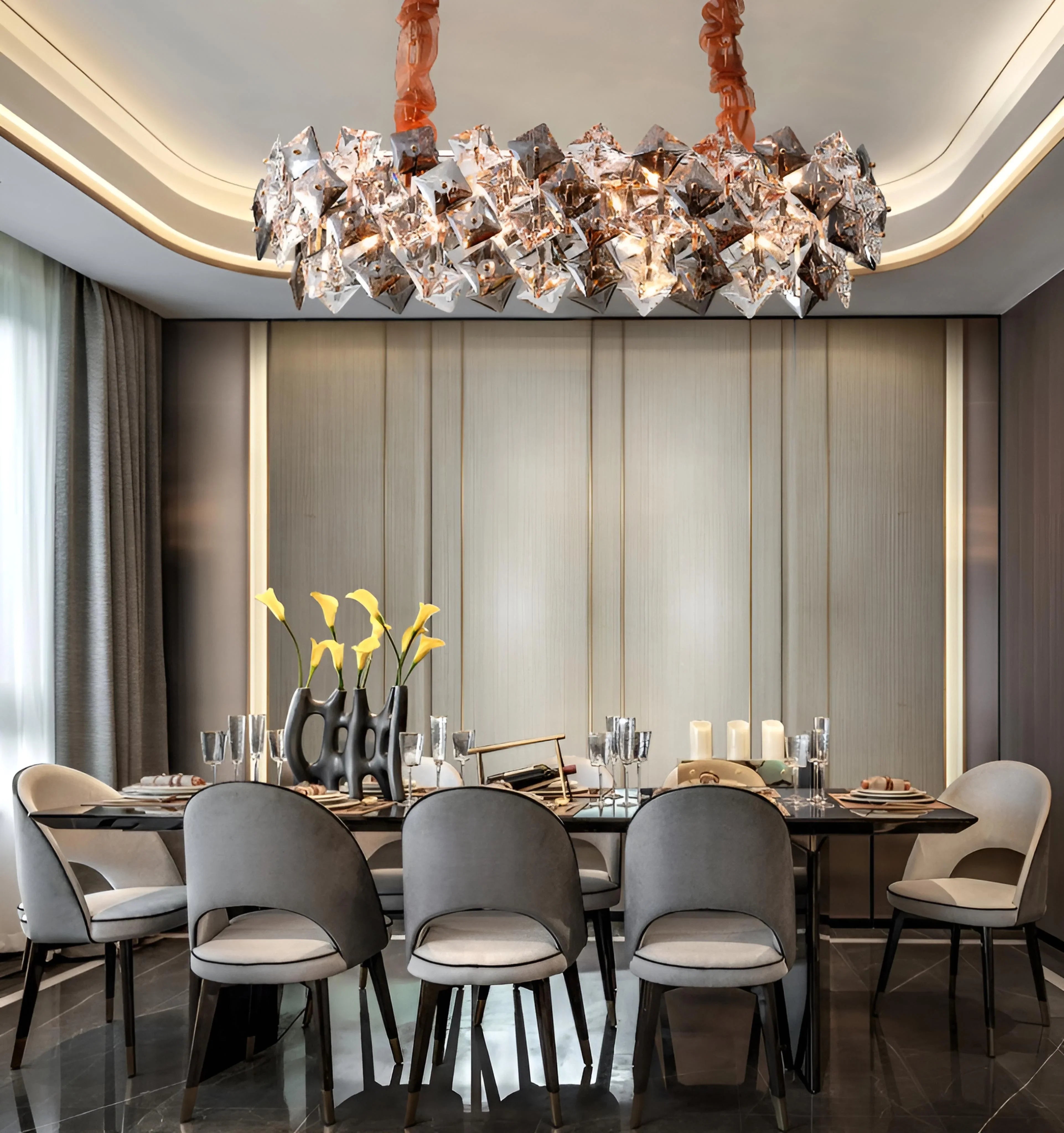 Jonas Scale Crystal Chandelier