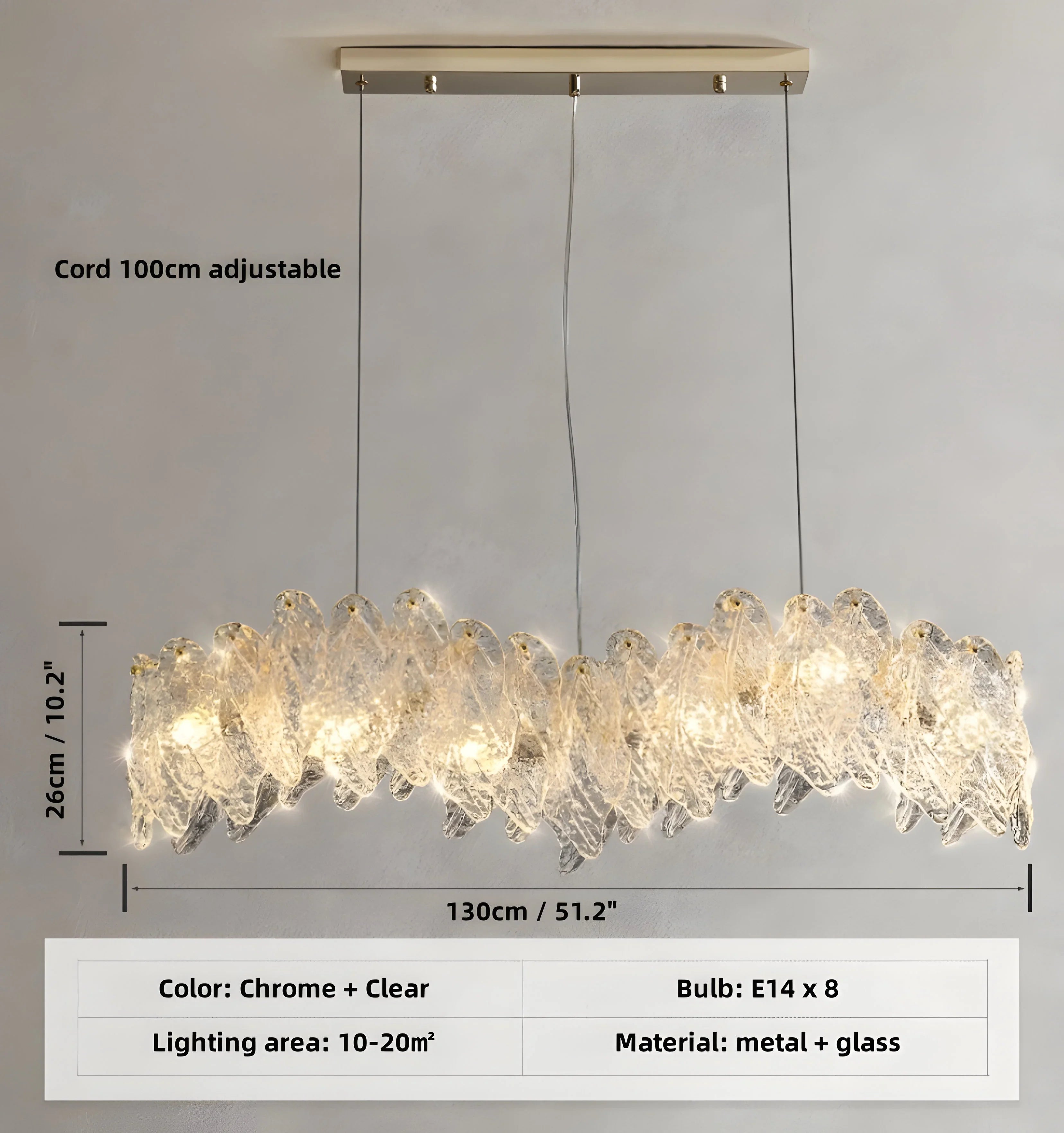 Leaf Vein Chandelier