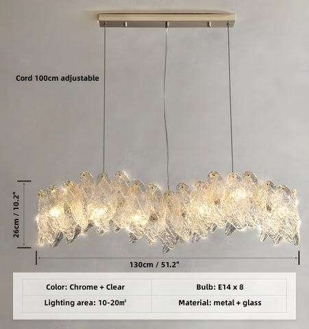 Leaf Vein Chandelier