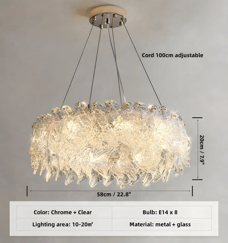 Leaf Vein Chandelier