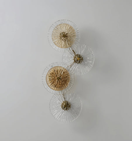 Lotus Leaf Glass Wall Lamp