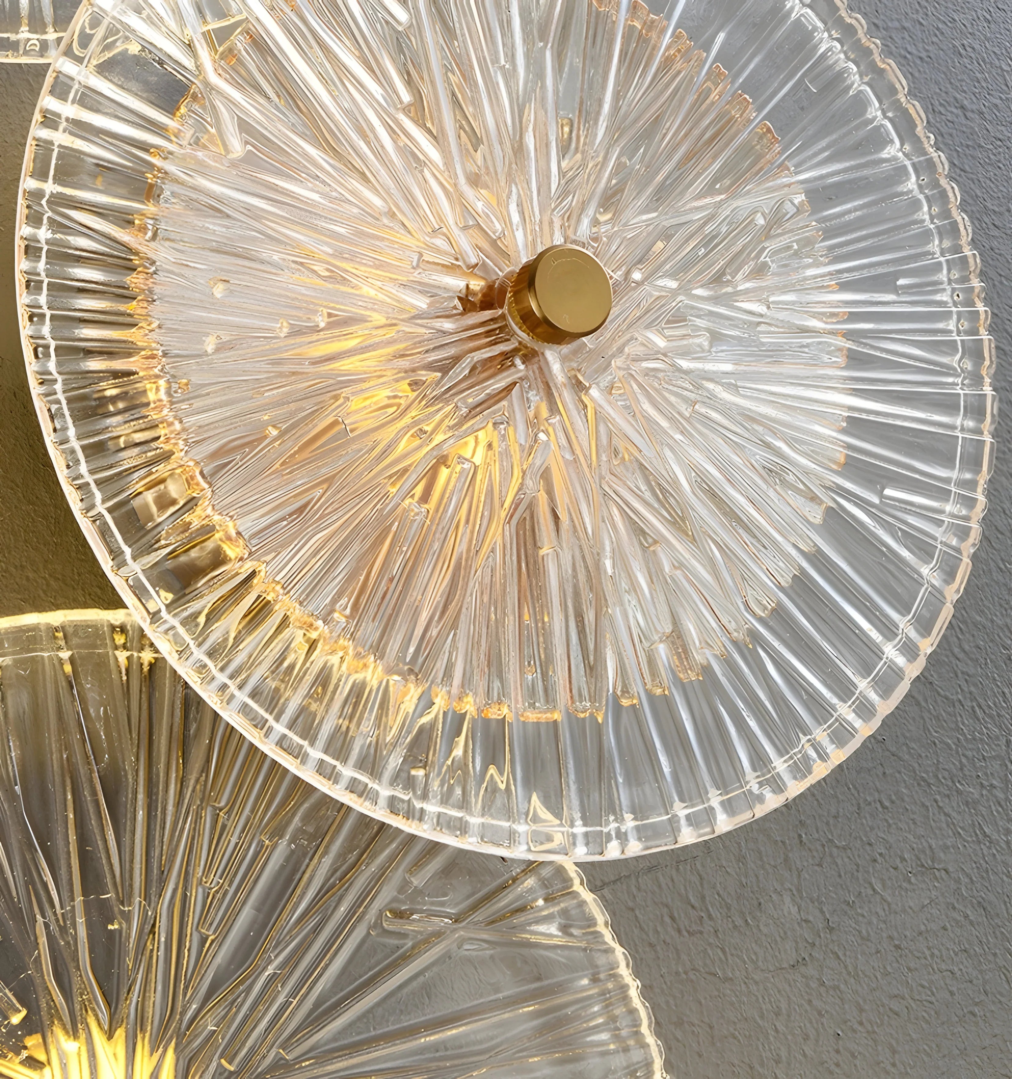 Lotus Leaf Glass Wall Lamp