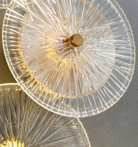 Lotus Leaf Glass Wall Lamp