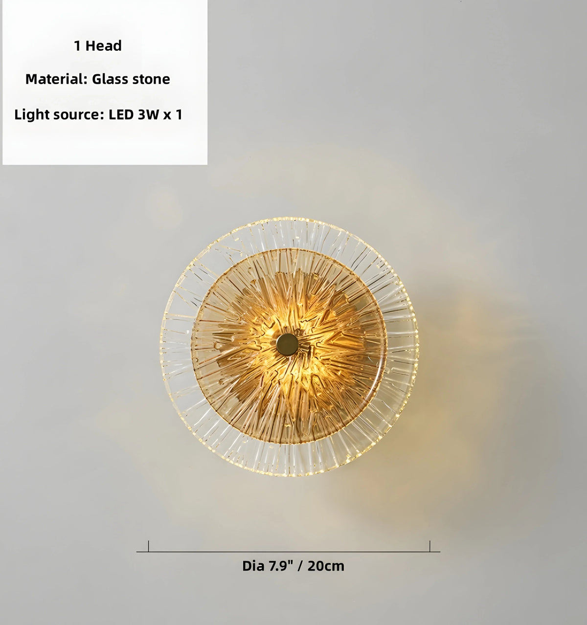 Lotus Leaf Glass Wall Lamp