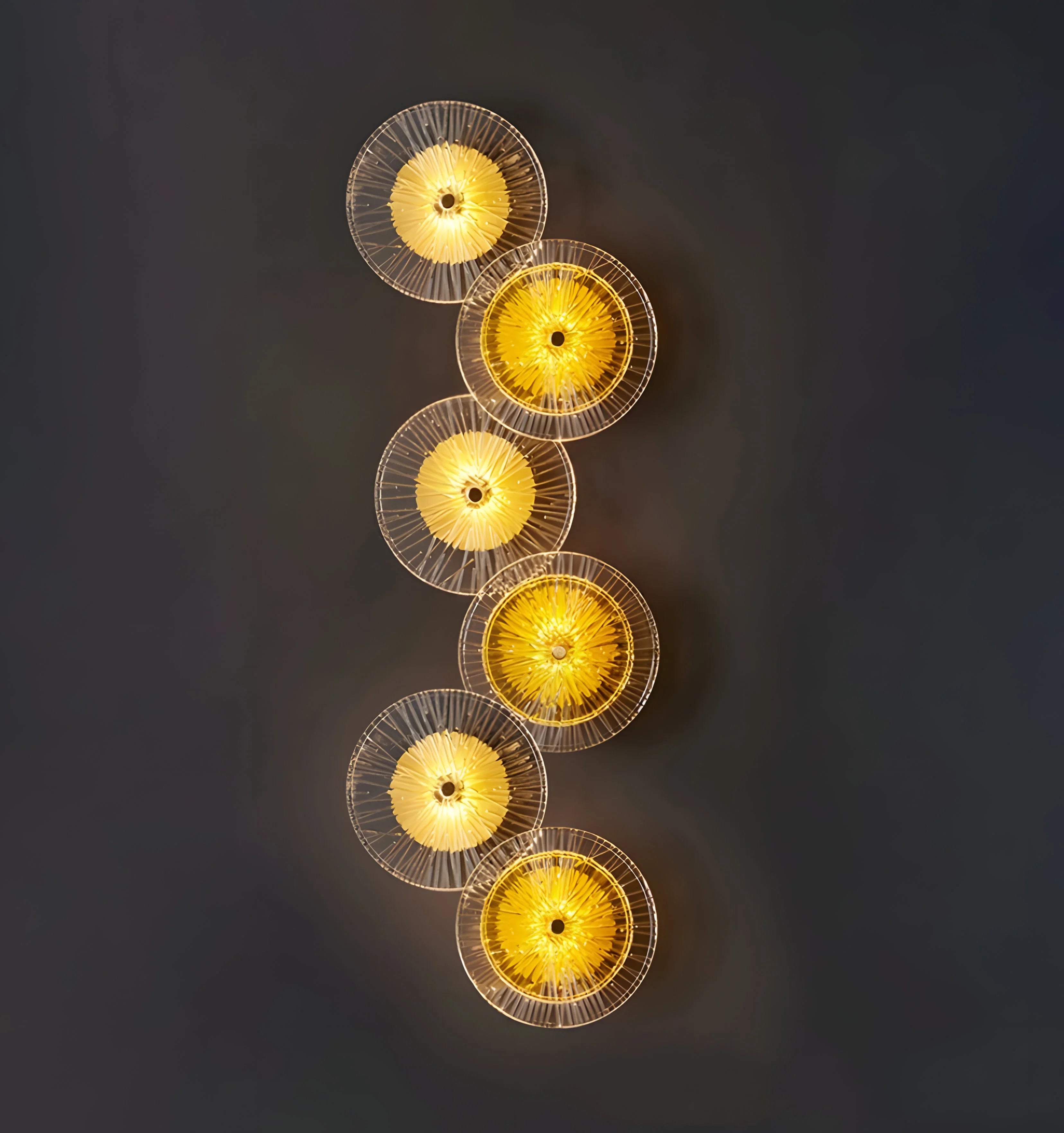 Lotus Leaf Glass Wall Lamp