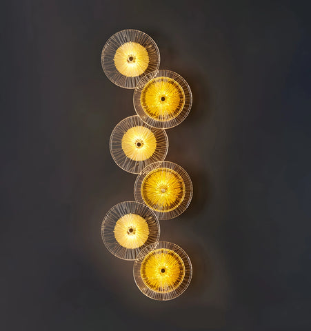 Lotus Leaf Glass Wall Lamp