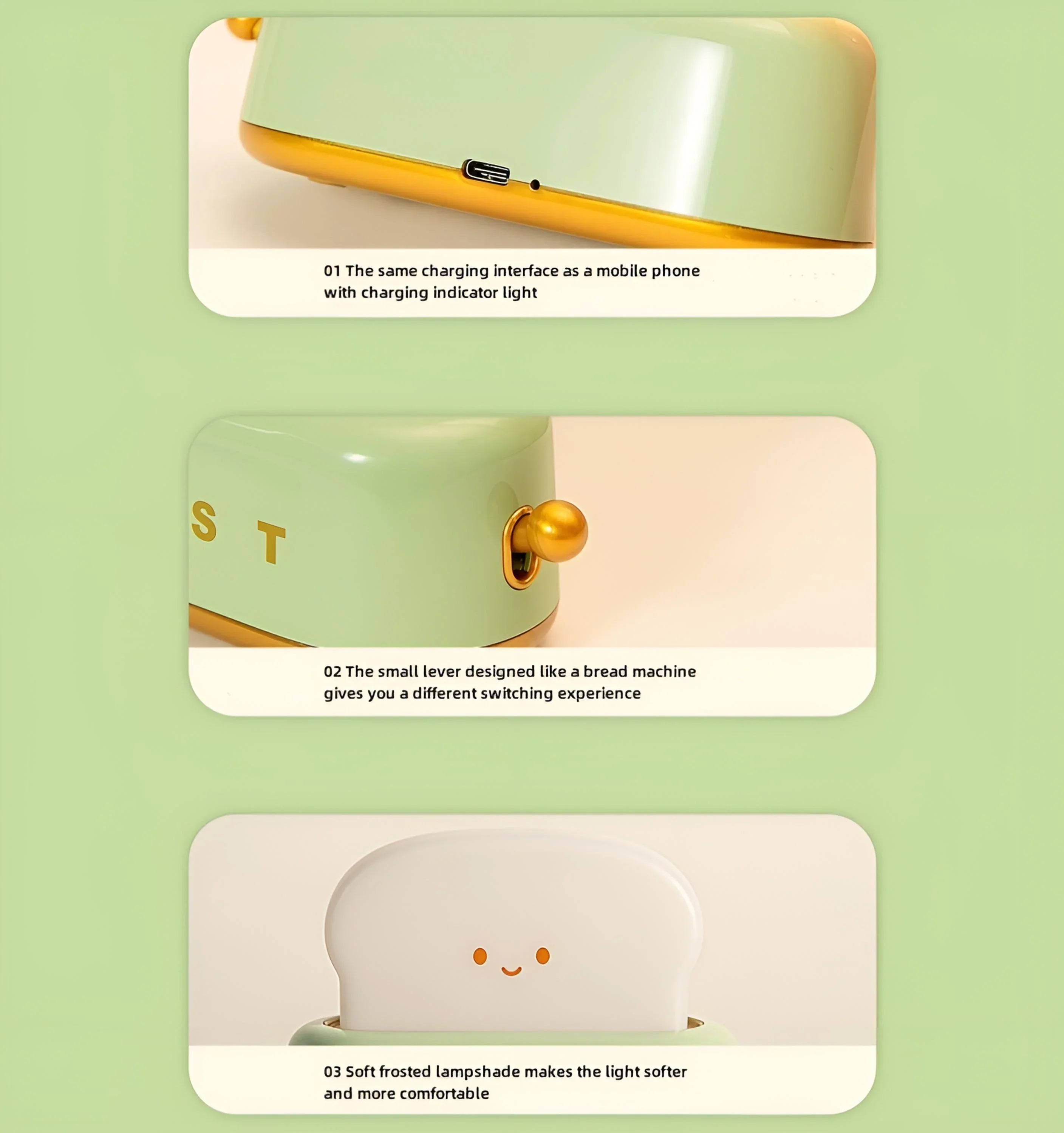 TOASTER LED NIGHT LIGHT