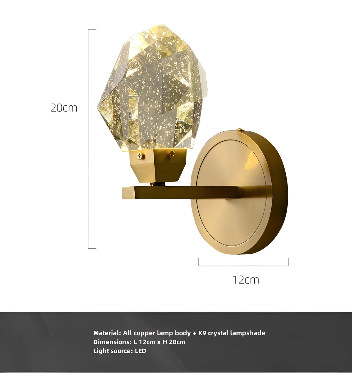 Nivea Crystal Wall Lamp