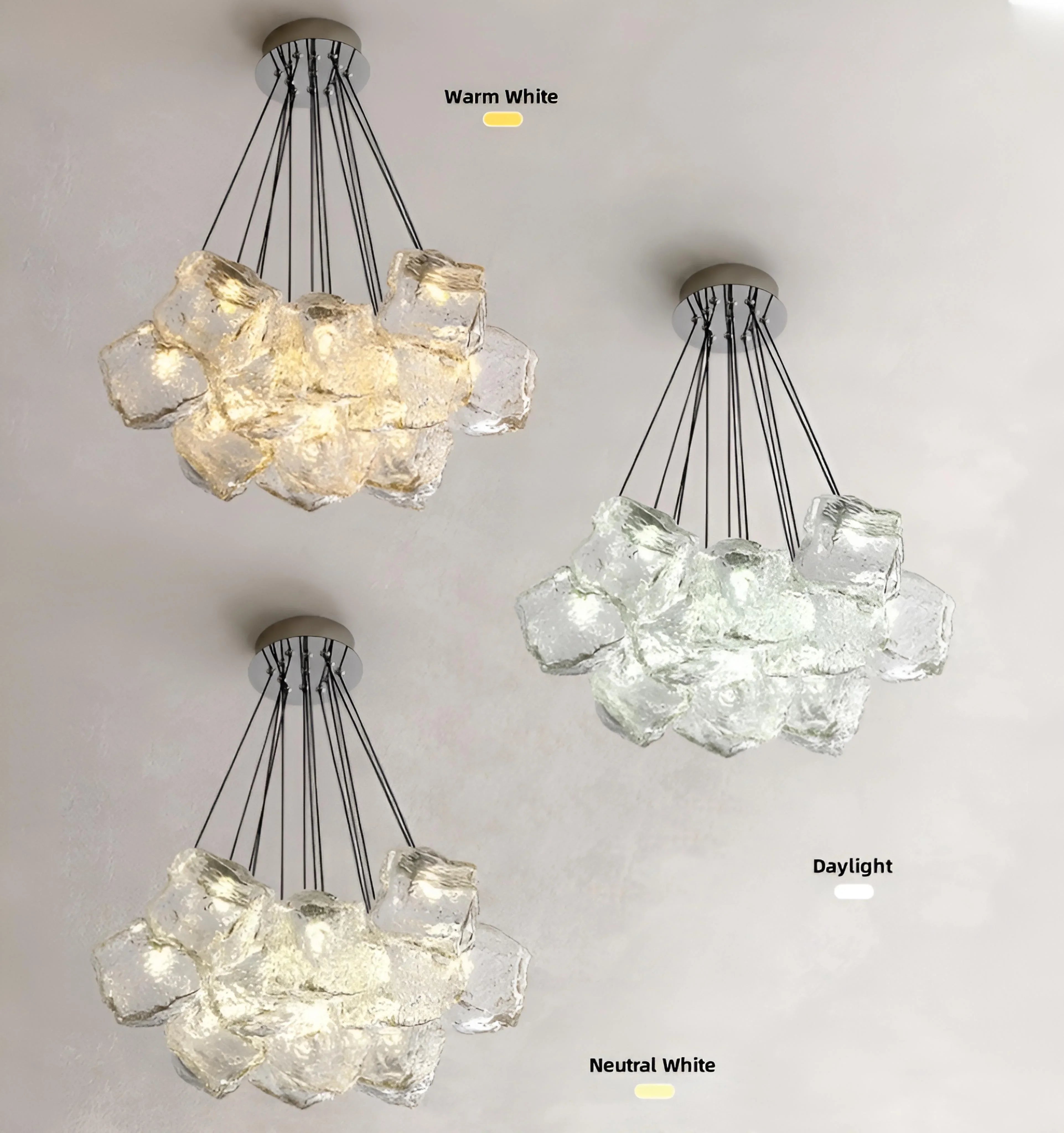 Nordic Ice Cube Chandelier