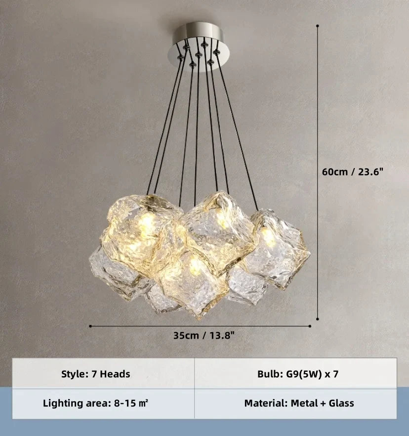 Nordic Ice Cube Chandelier