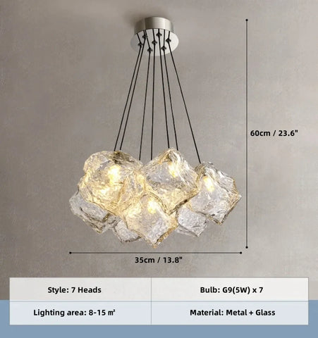 Nordic Ice Cube Chandelier