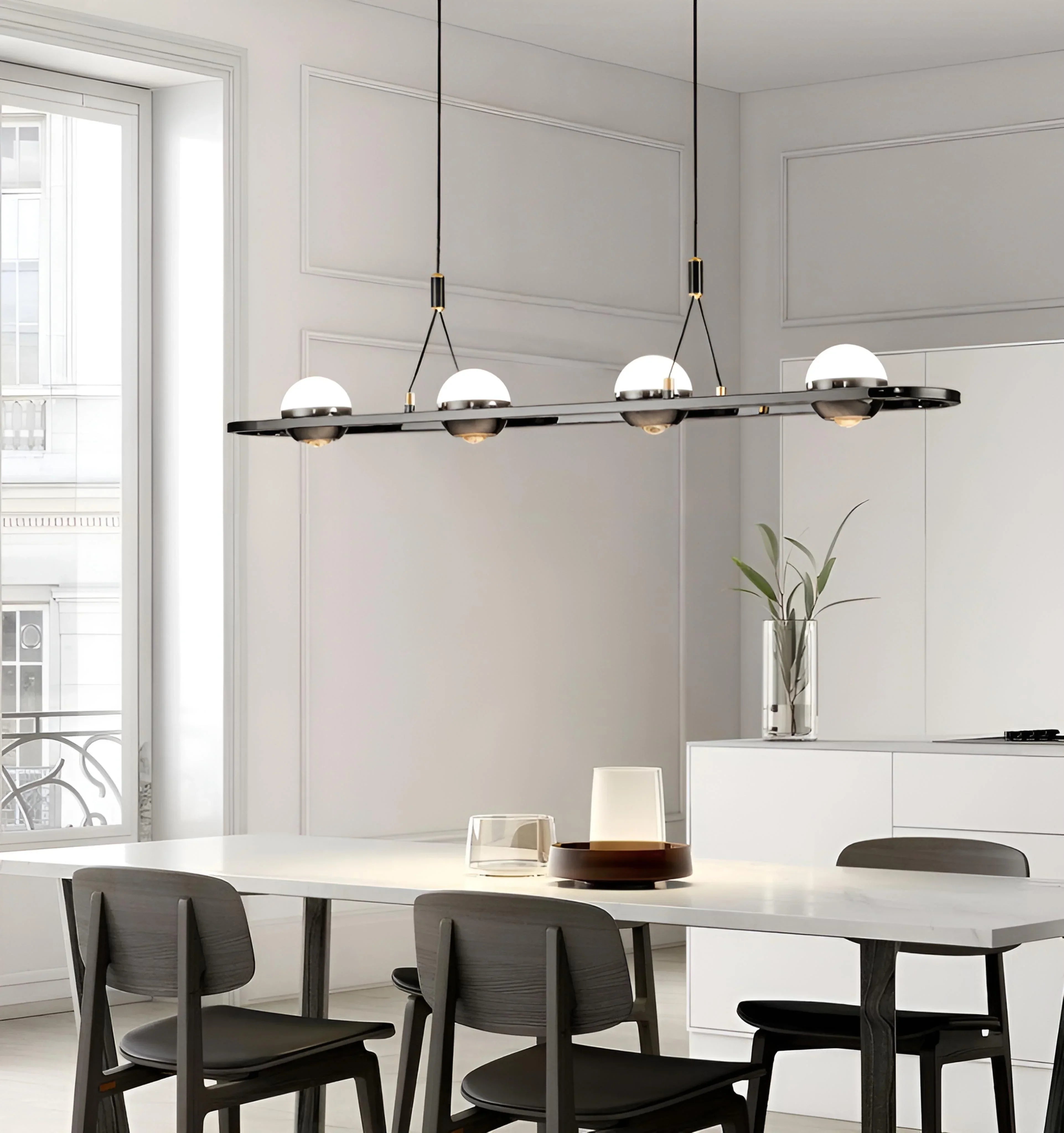 Nordic Planet Linear Chandelier