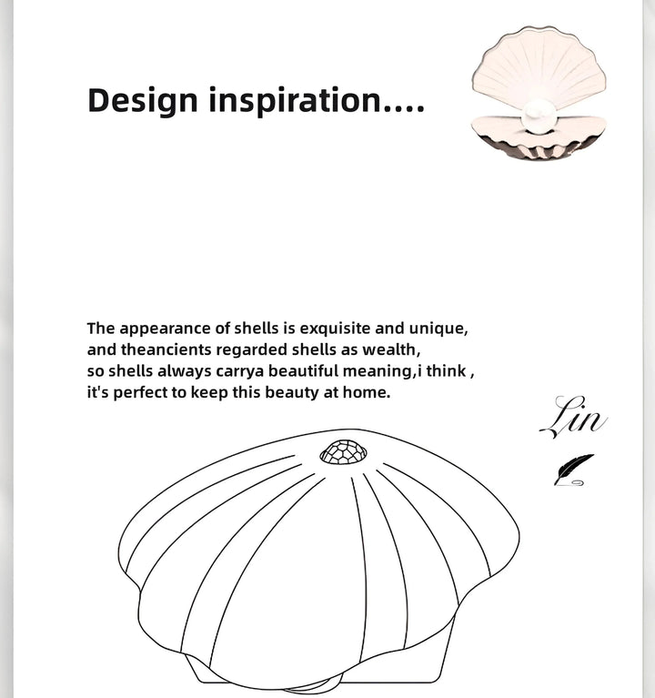 Seashell Picture Light - Design inspiration