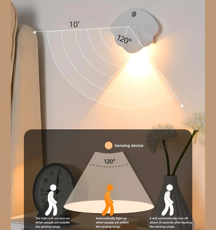 Seashell Picture Light - Sensing-range