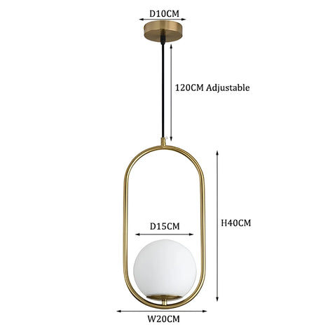 SCANDINAVIAN PENDANT LIGHTS - Oval