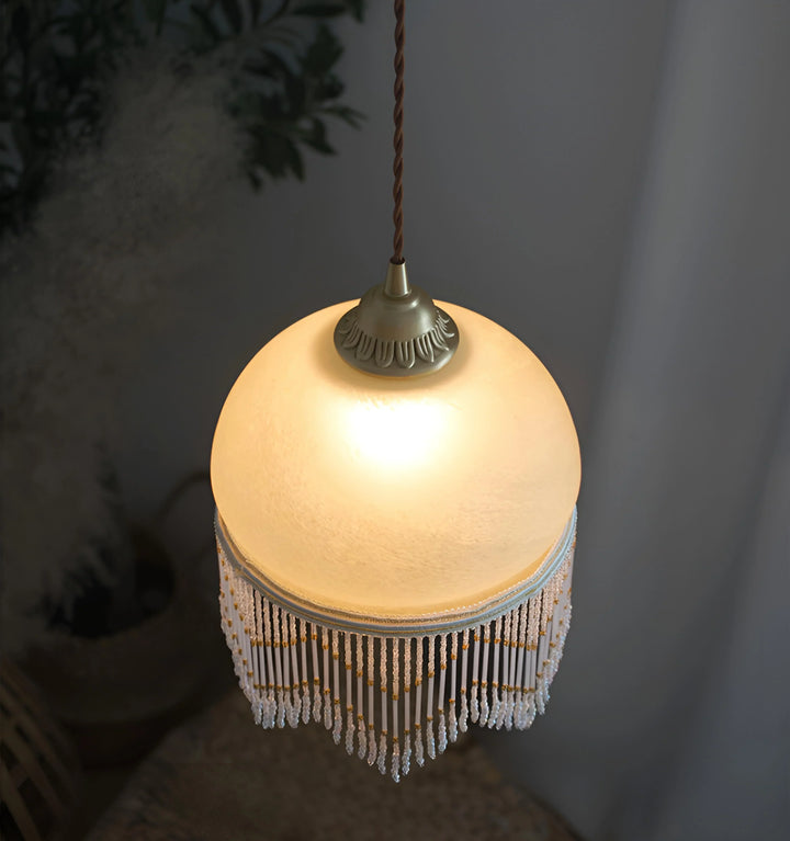 VINTAGE TASSEL PENDANT / WALL LAMP