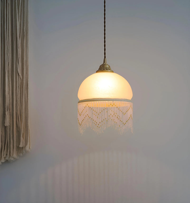 VINTAGE TASSEL PENDANT / WALL LAMP