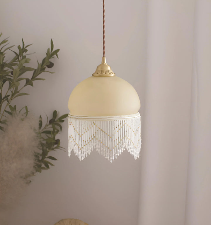 VINTAGE TASSEL PENDANT / WALL LAMP