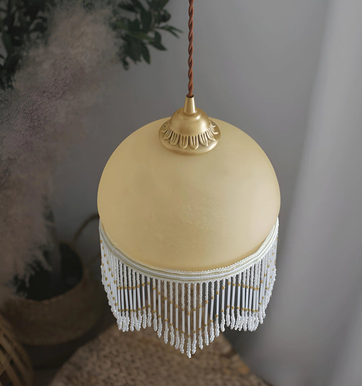 VINTAGE TASSEL PENDANT / WALL LAMP