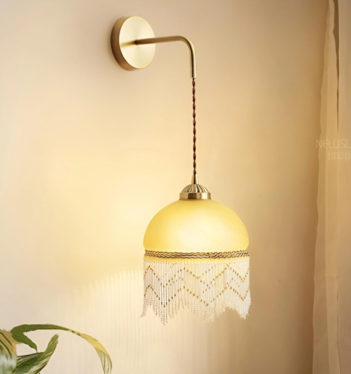 VINTAGE TASSEL WALL LAMP