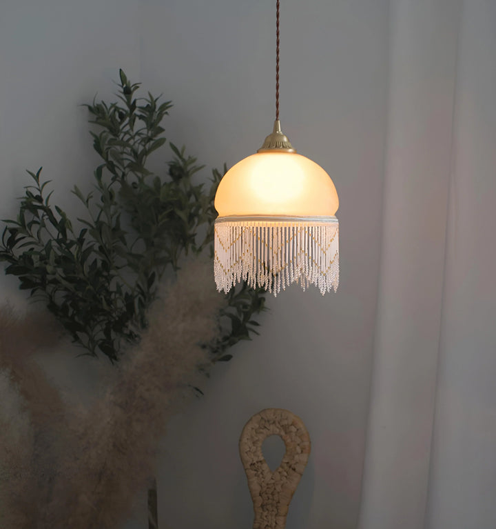 VINTAGE TASSEL PENDANT / WALL LAMP