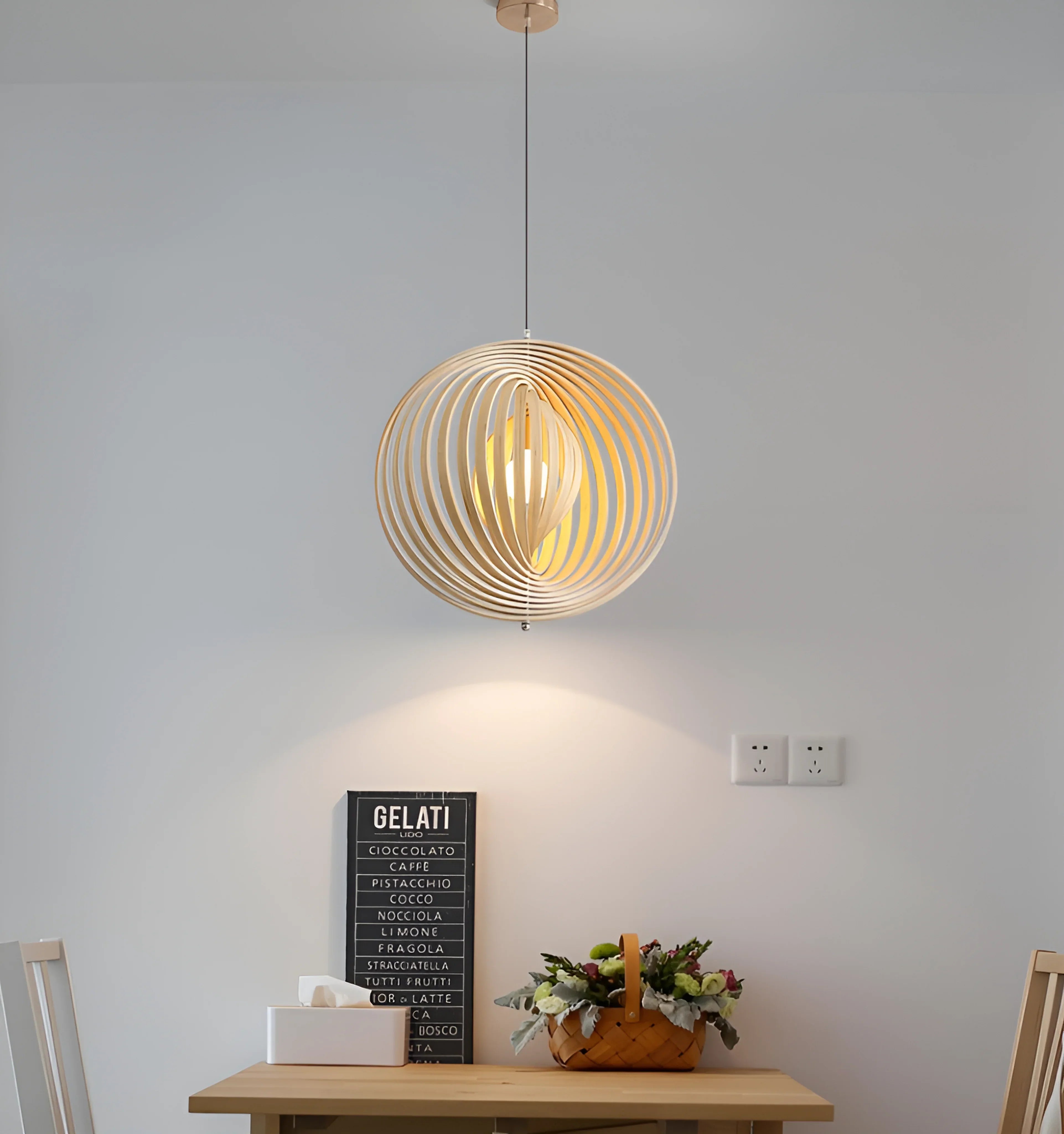 Ring Moon Pendant Light