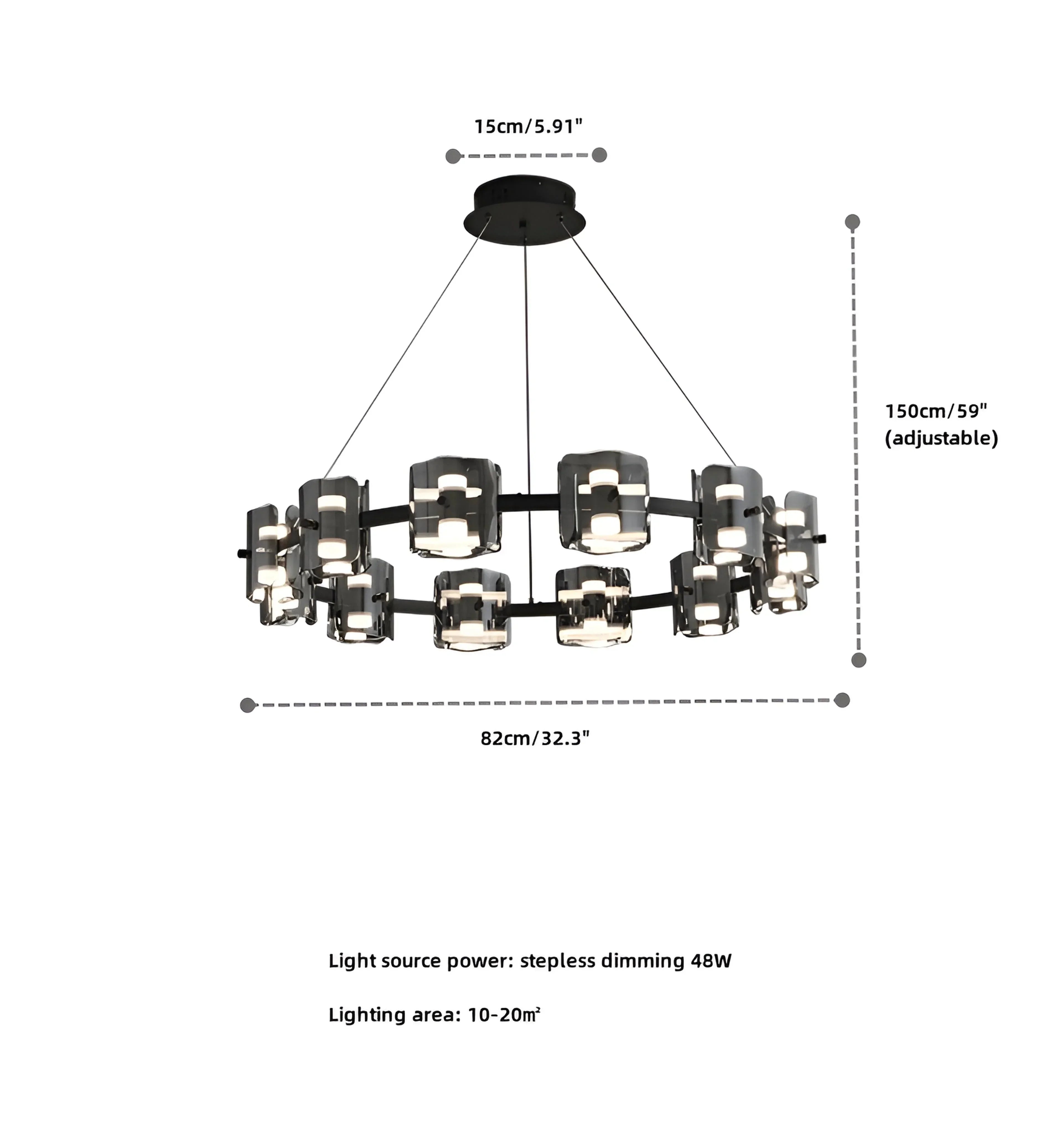 Round Corlota Chandelier