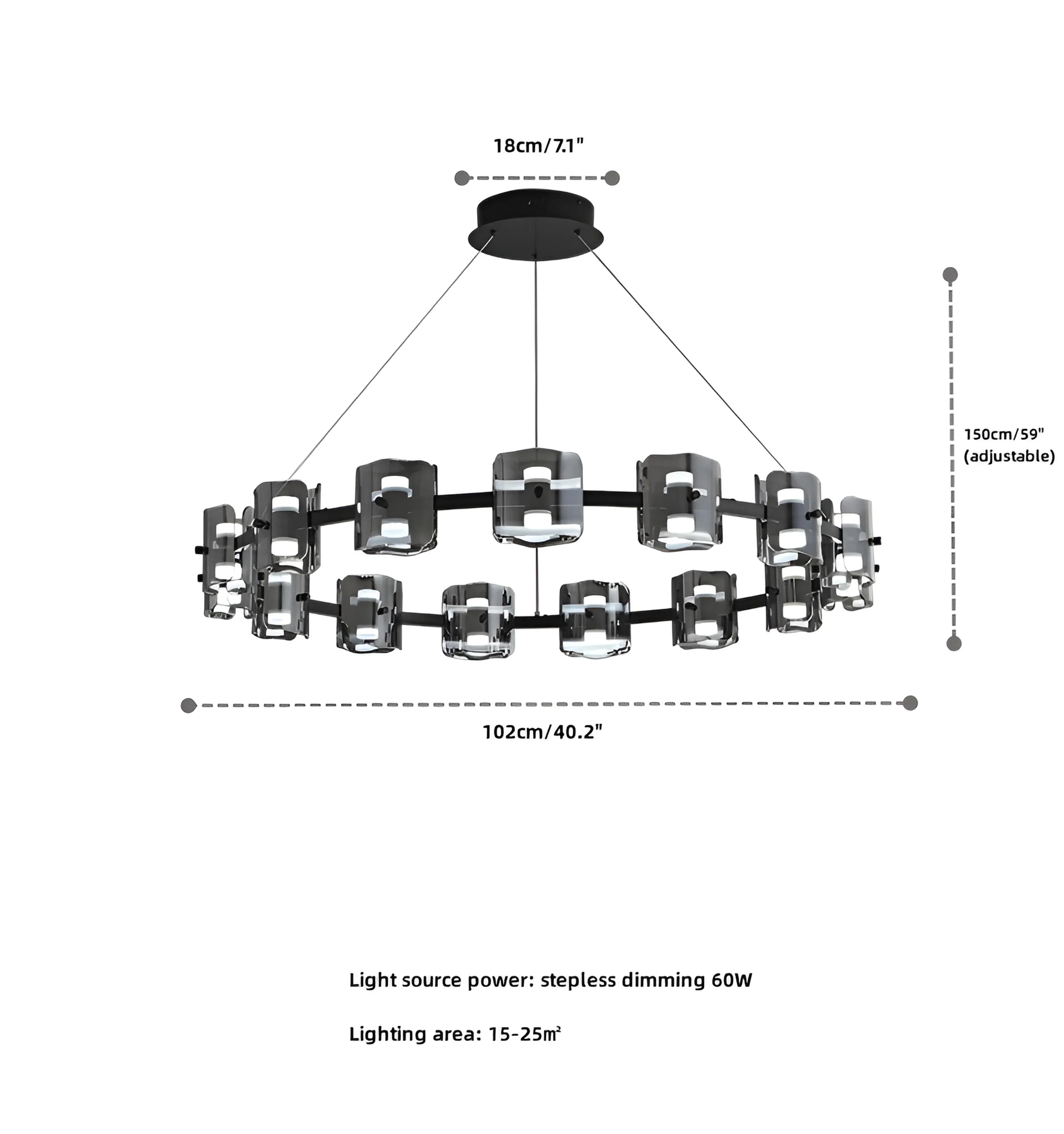 Round Corlota Chandelier