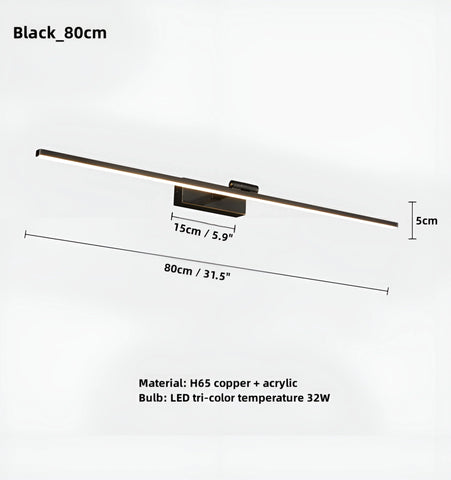 Scandinavian Minimalist Vanity Light