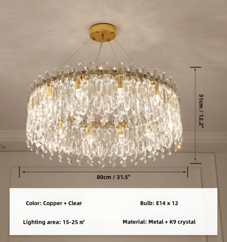 Serena Crystal Chandelier