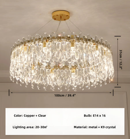 Serena Crystal Chandelier