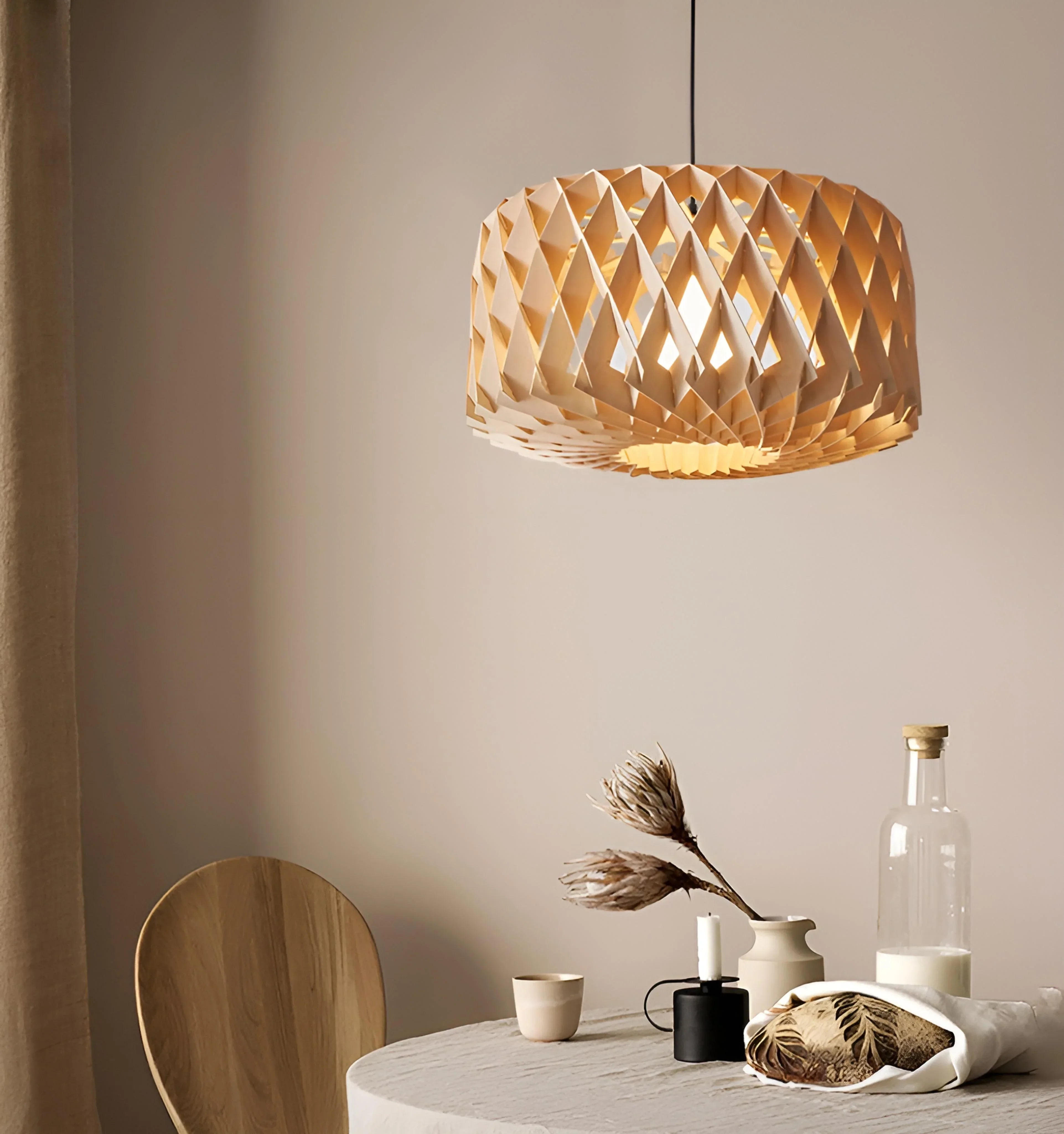 Soreluna Wood Pendant Light
