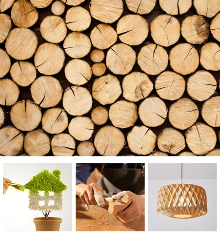 Soreluna Wood Pendant Light