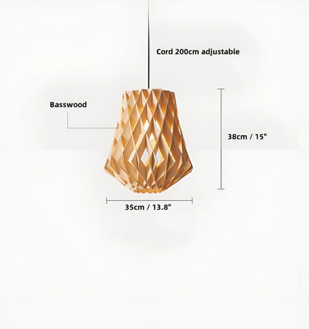 Soreluna Wood Pendant Light