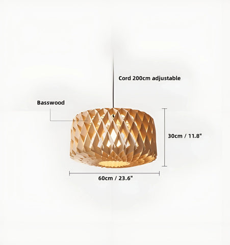 Soreluna Wood Pendant Light