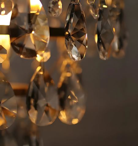 Vintage Royal Crystal Table Lamp