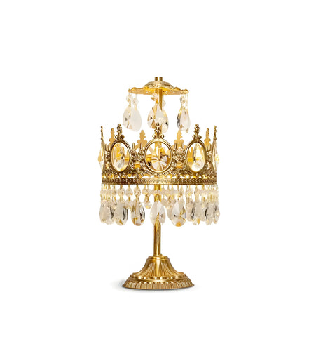 Vintage Royal Crystal Table Lamp