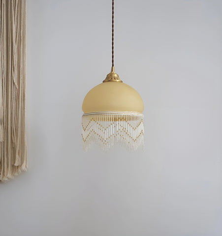 VINTAGE TASSEL PENDANT / WALL LAMP