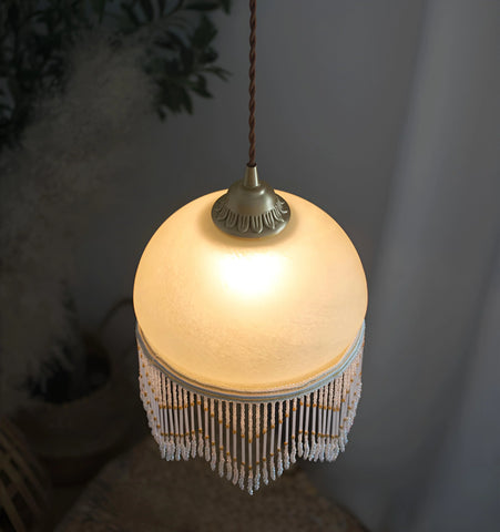 VINTAGE TASSEL PENDANT / WALL LAMP