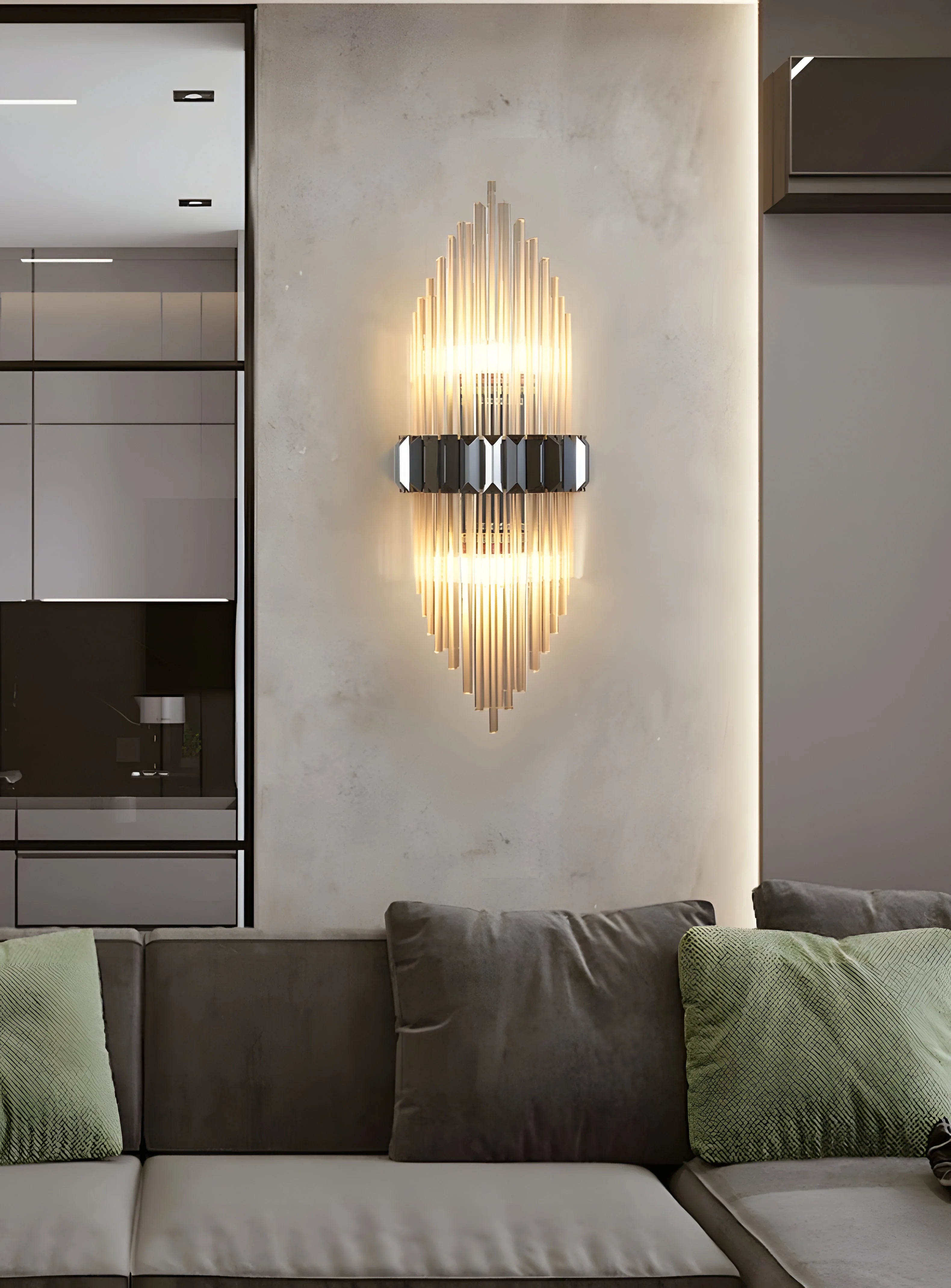VICTORIA CRYSTAL WALL LAMP