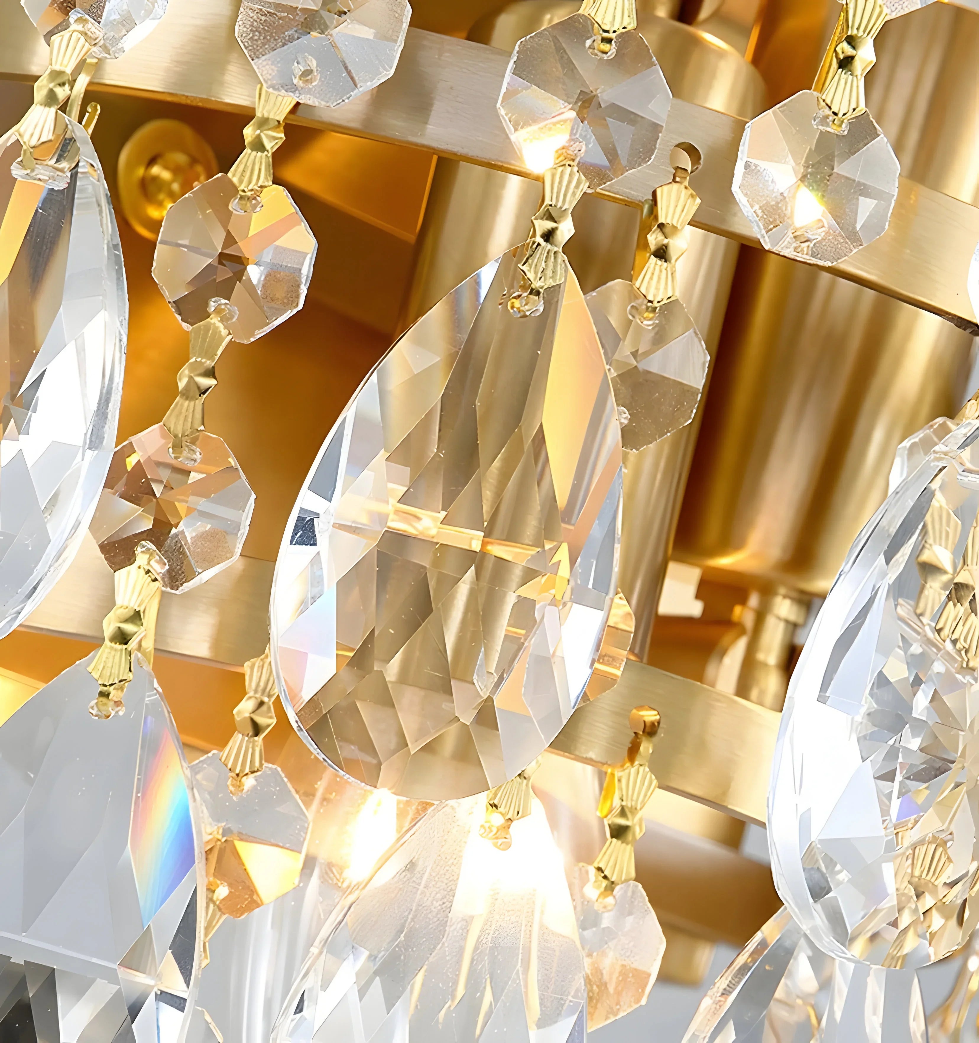 Vintage Royal Crystal Wall Lamp