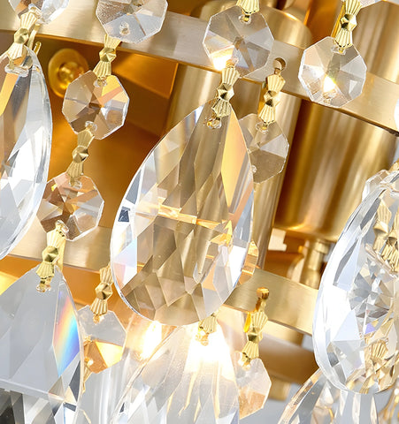 Vintage Royal Crystal Wall Lamp