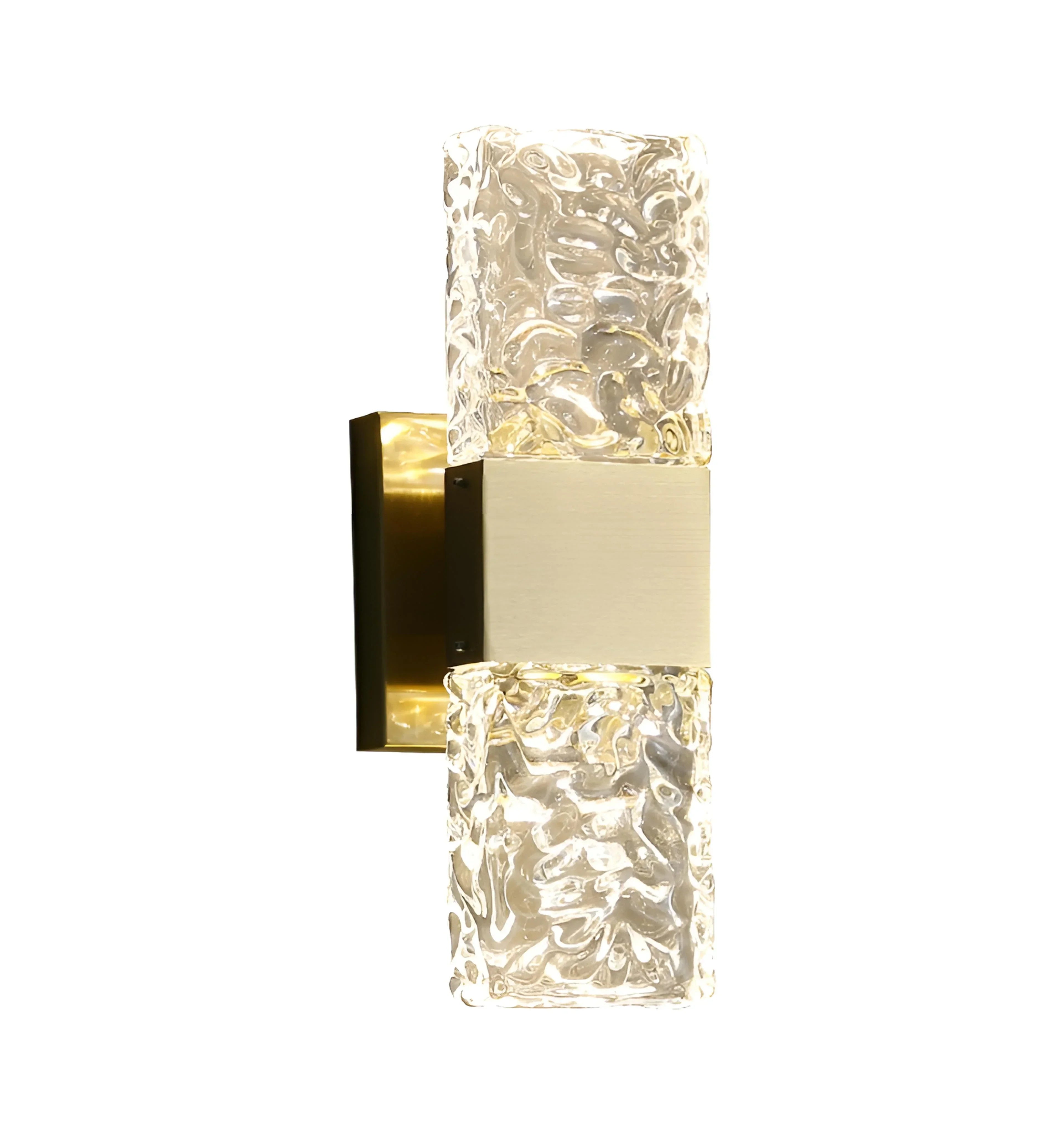 ICE CRYSTAL WALL LAMP - white background