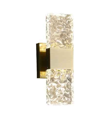 ICE CRYSTAL WALL LAMP - white background