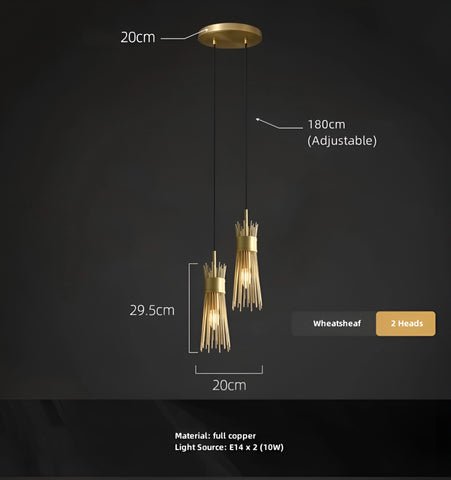 Wheatsheaf Pendant Light